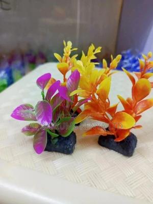 Aquarium Plastic Ground Plants - thumbnail 2