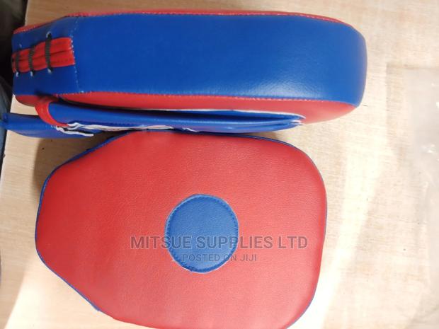 A Pair of Leather Boxing Punching Pads - thumbnail 3