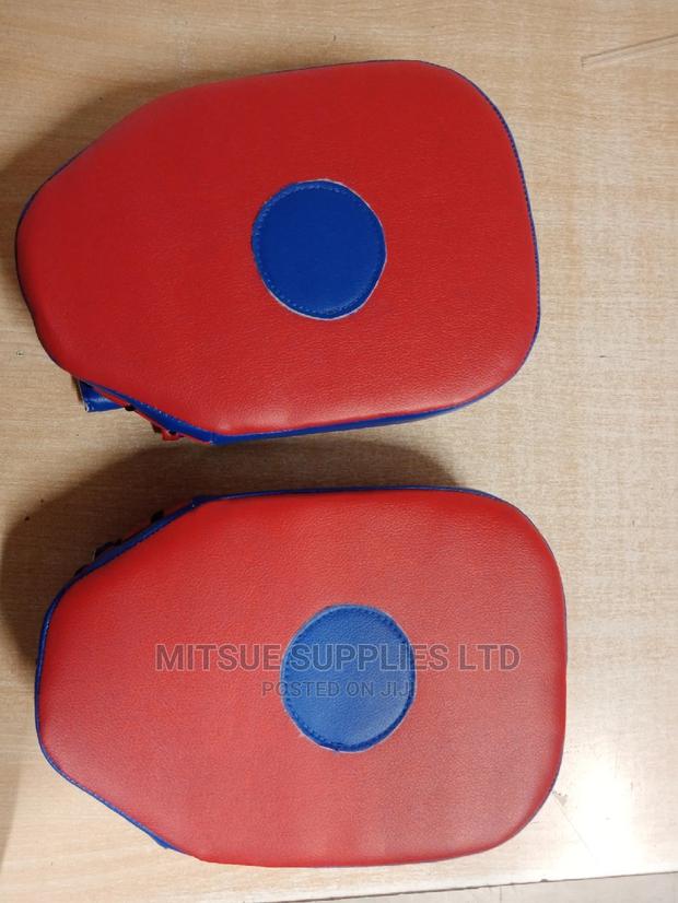 A Pair of Leather Boxing Punching Pads - thumbnail 4