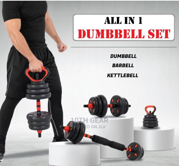 20kg Kettlebell and Dumbbell/Barbell Set - main view