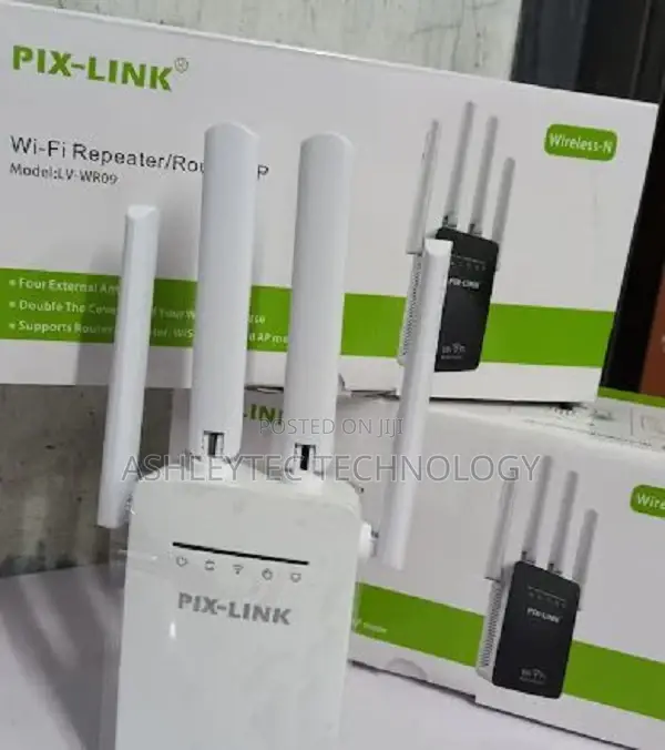 Pix Link 300mbps Wi-Fi Repeater/ Mini Router/ AP- Extende