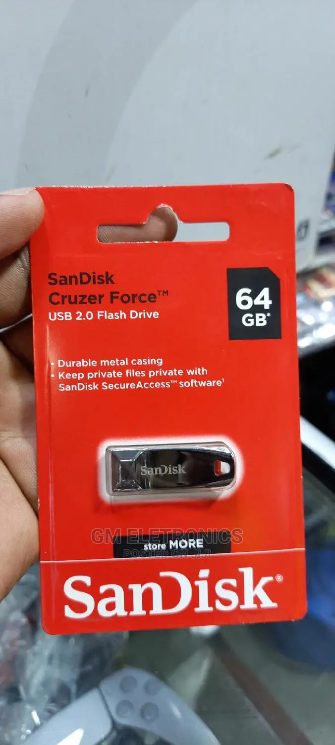 Sandisk Cruzer Force Metallic USB Flash Drive-64gb