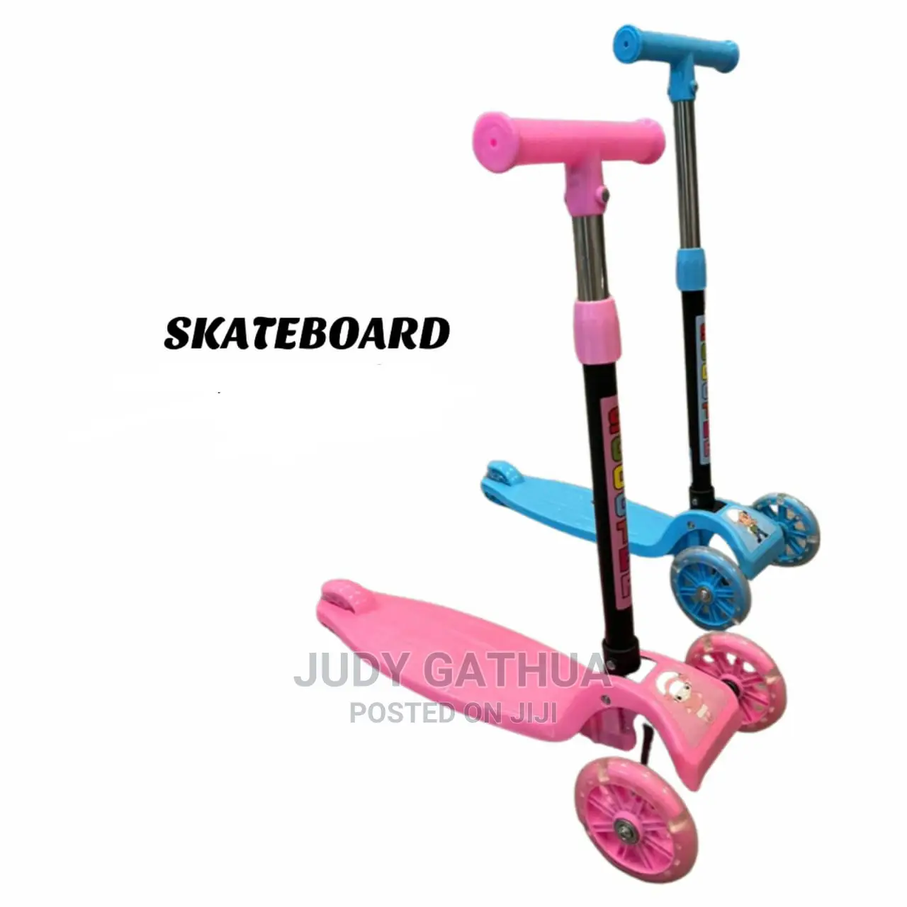 Skateboard Blue or Pink