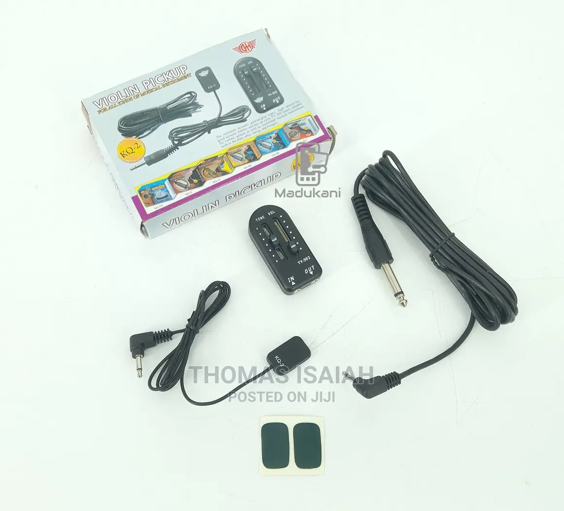 KQ-2 Violin Pickup For Stringed Instruments With Volume Tone