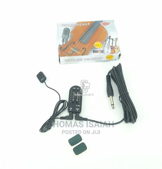 KQ-2 Violin Pickup For Stringed Instruments With Volume Tone - thumbnail 2