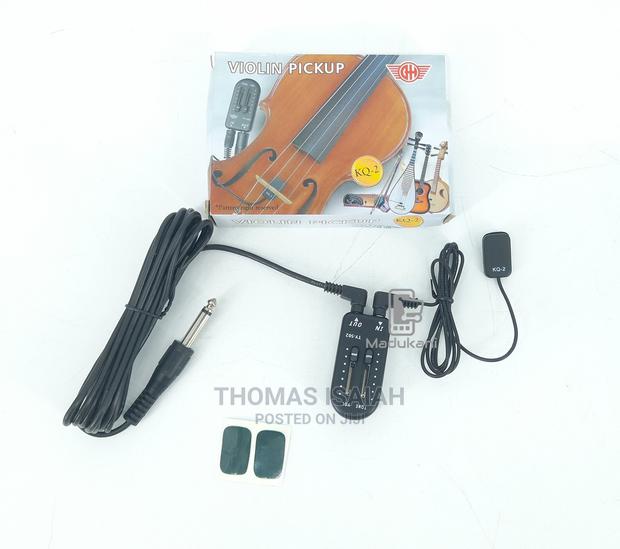 KQ-2 Violin Pickup For Stringed Instruments With Volume Tone - thumbnail 3