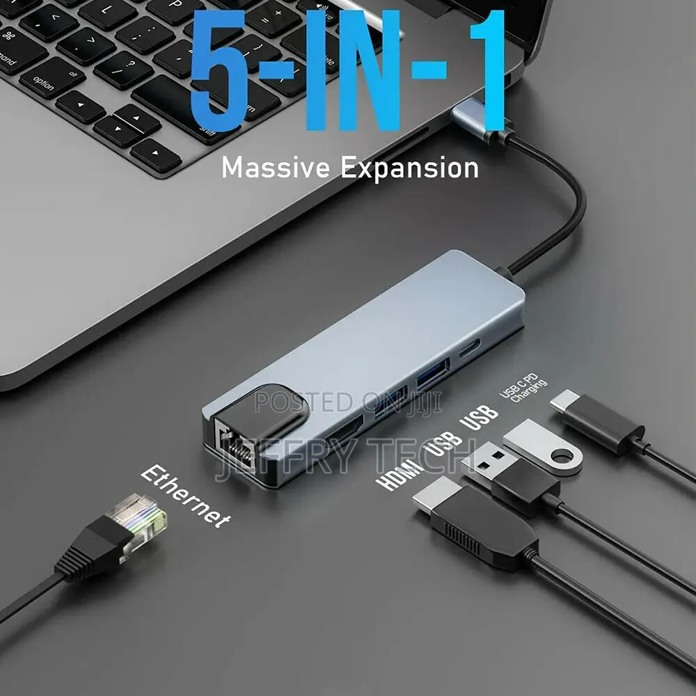 Type C to USB-C HDMI USB 3.0 Hub Adapter Expansion Splitter