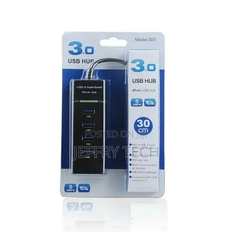 4 Usb Multi-Function Hub 3.0 Used for Keyboards Mice U Disks