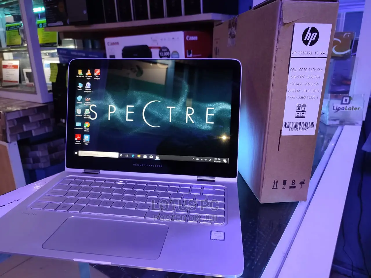 Laptop HP Spectre X360 13 8GB Intel Core I5 SSD 256GB