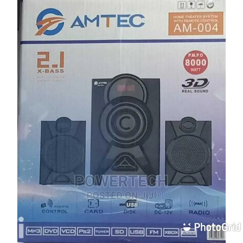 2.1 Channel Amtec Am -004 Woofer 8000watts Sound System