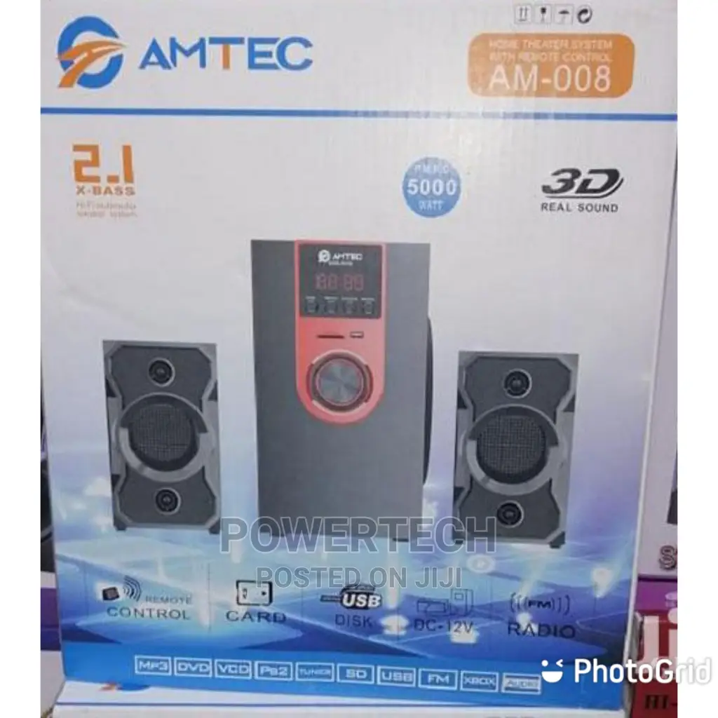 Amtec 008 5000 Watts 2.1 Subwoofer