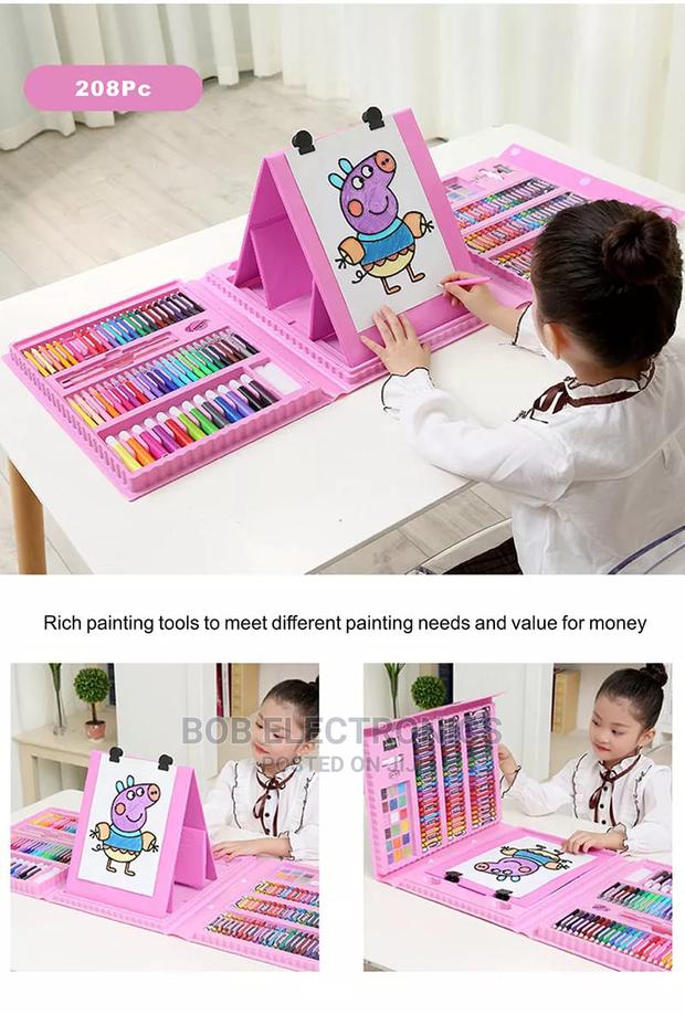 208 Kids Art Coloring Set