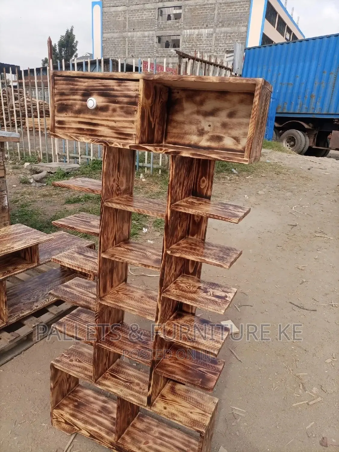 Shoe Rack Burned
