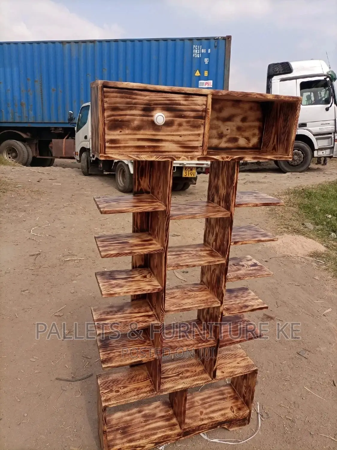 Shoe Rack Burned