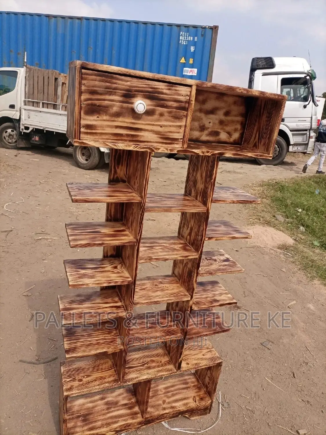 Shoe Rack Burned