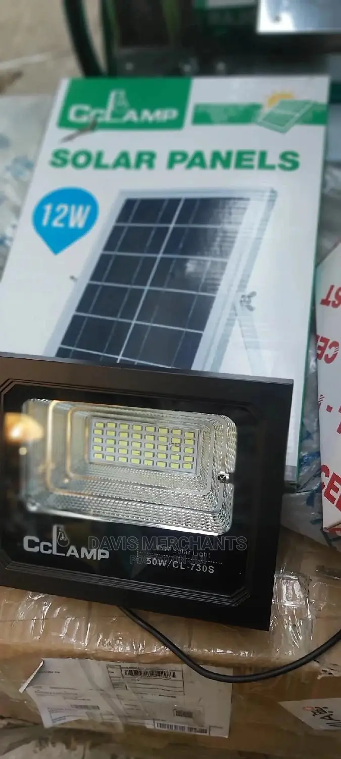 Solar Panels With Rechargeable Light