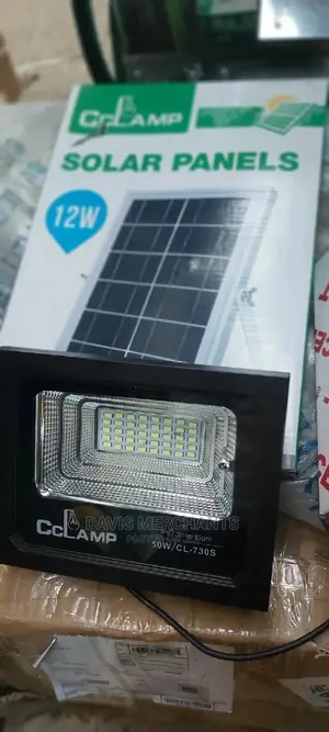 Solar Panels With Rechargeable Light