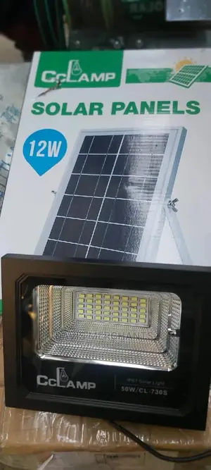 Solar Panels With Rechargeable Light