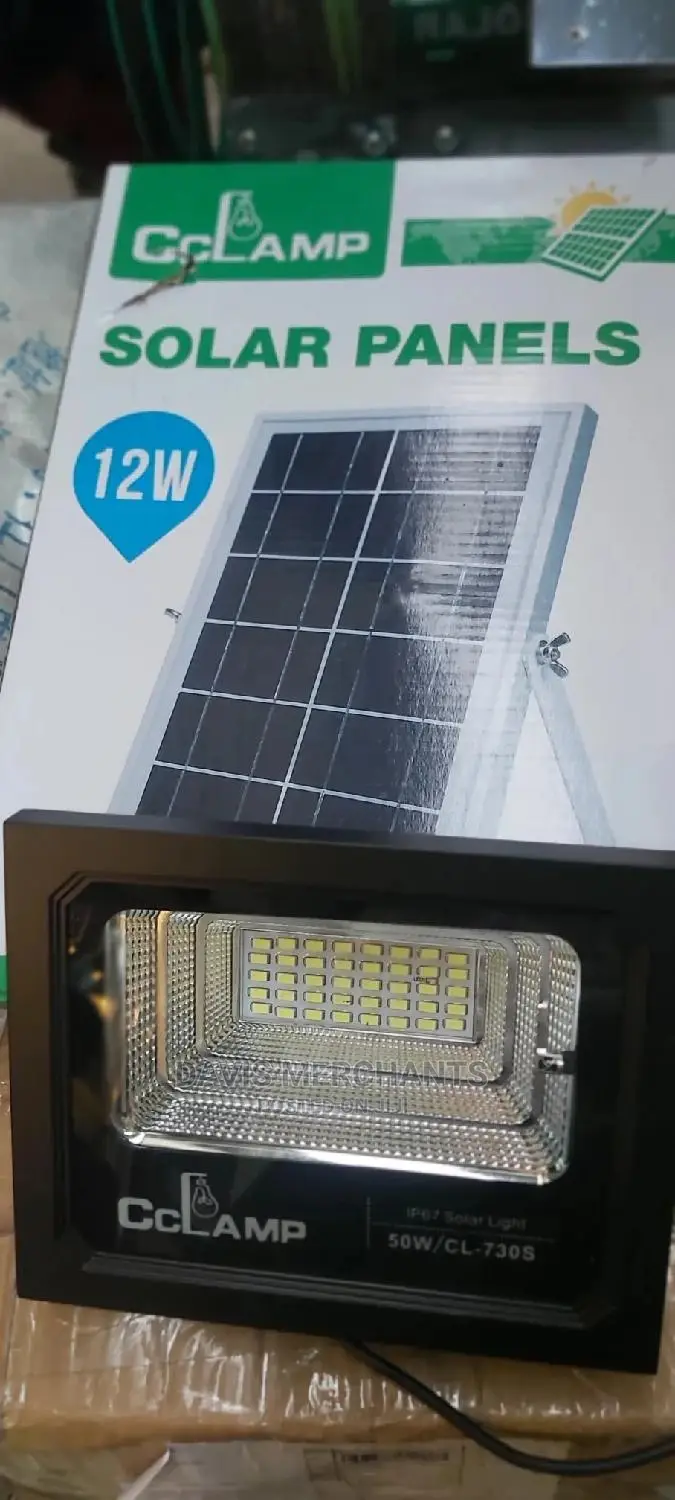 Solar Panels With Rechargeable Light