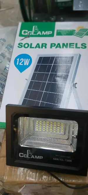 Solar Panels With Rechargeable Light