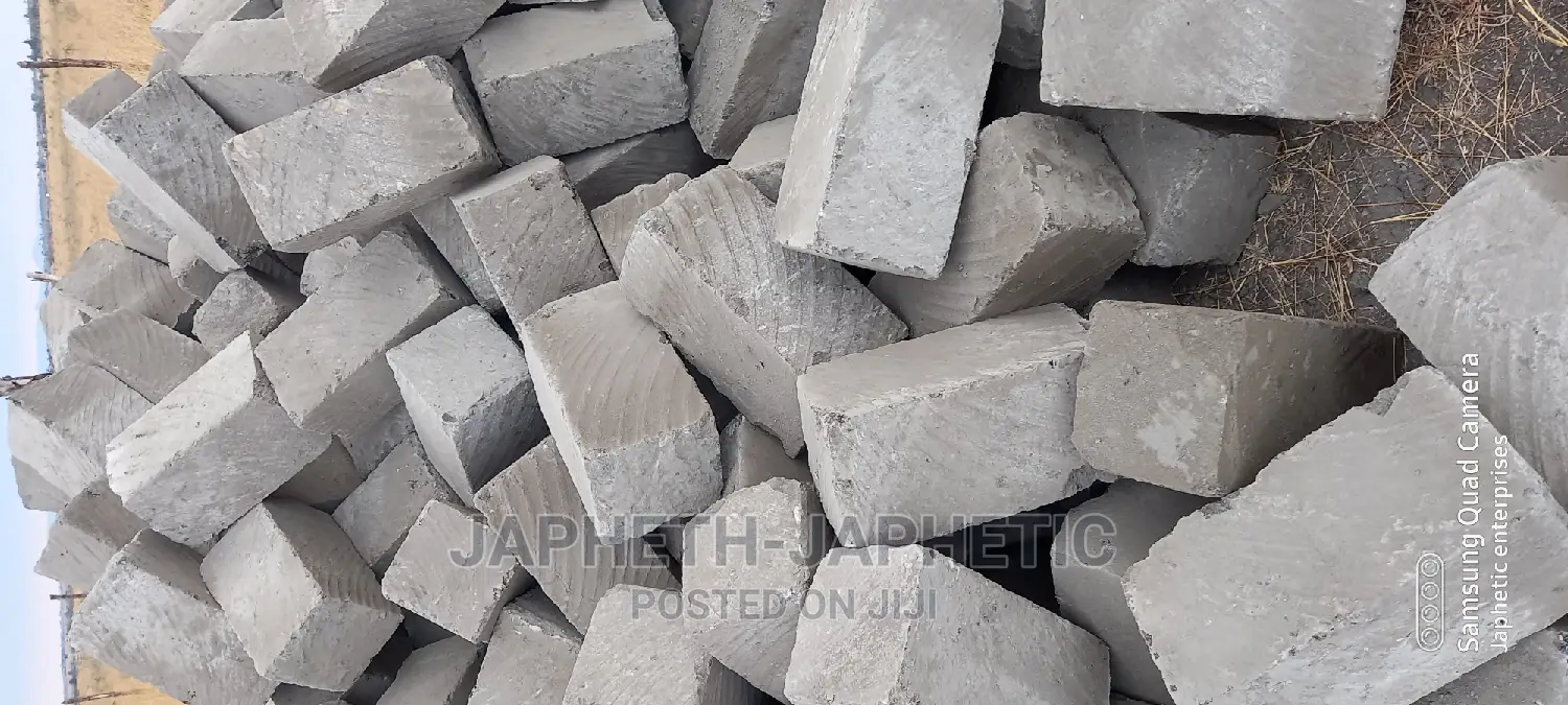 Blue, Grey,Khaki Machine Cut Stones