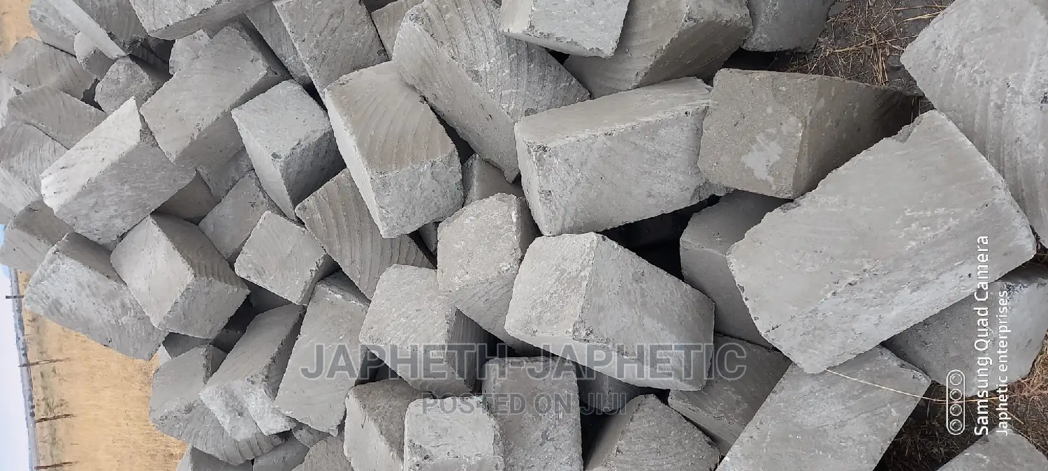 Blue, Grey,Khaki Machine Cut Stones