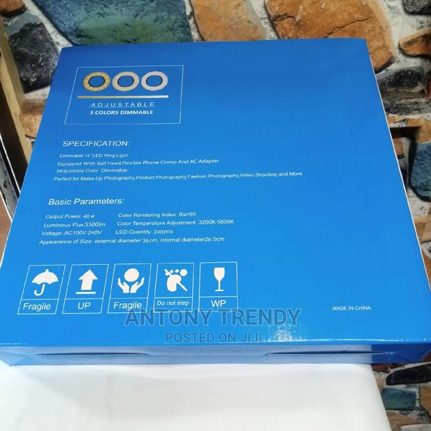 14 Inch Ring Light With Three Holders And Tripod - thumbnail 2