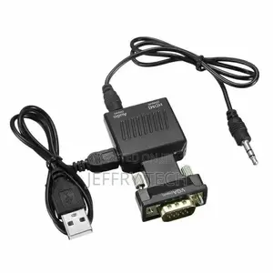 VGA to HDMI Adapter (Male to Female) With Audio Support 1080