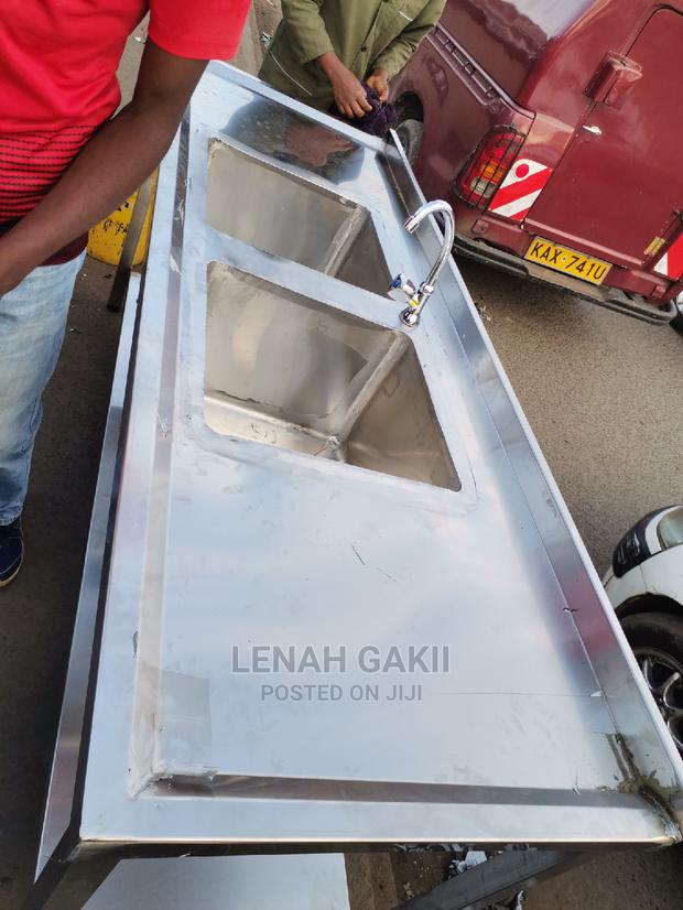 Commercial Double Sink - thumbnail 4