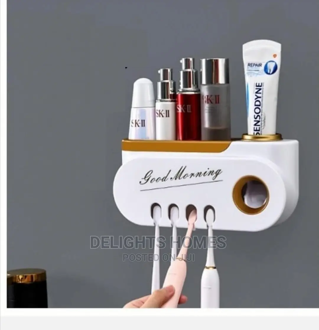 Toothpaste and Toothbrush Holder