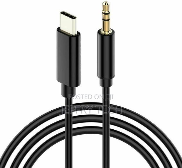 Type-C USB-C to 3.5mm Male Audio Jack AUX Cable Adaptor For