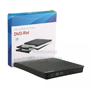 Portable USB 3.0 Pop-Up External DVD Writer