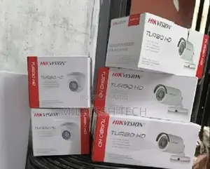 5 HD Hikvision Cctv Security Cameras Complete Kit