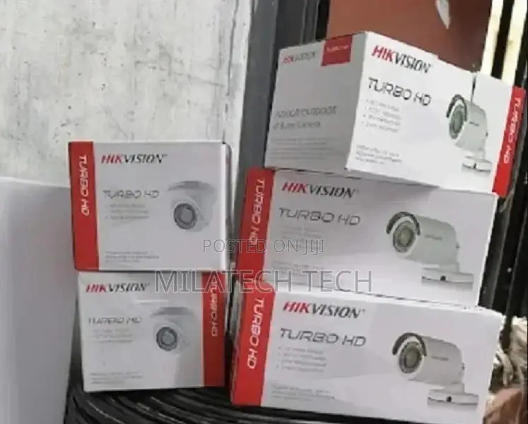 5 HD Hikvision Cctv Security Cameras Complete Kit