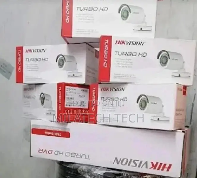 CCTV Security Cameras - 4 Cameras Complete Kit