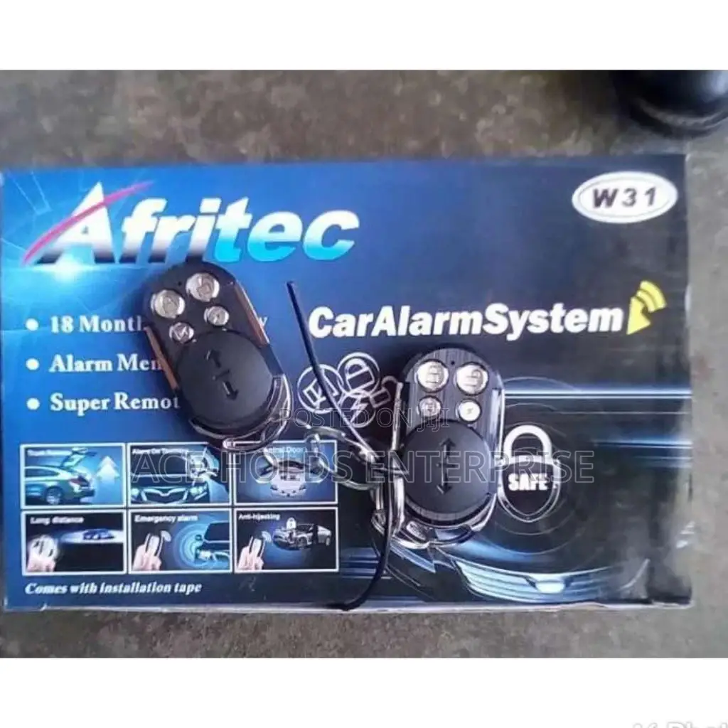 Alarm Afritec Car System.