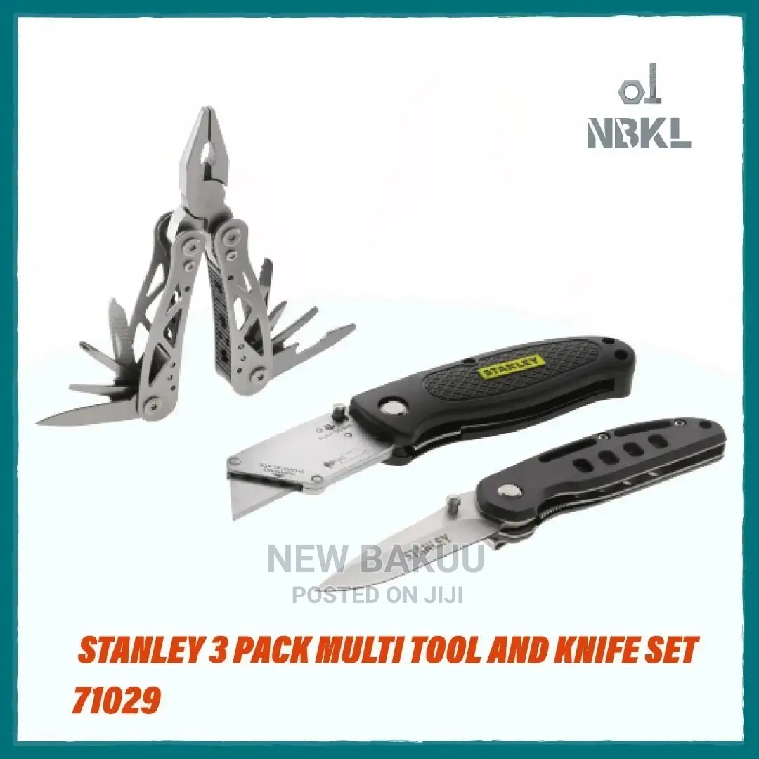 STANLEY 3 Pack Multi Tool and Knife Set 71029