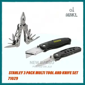 STANLEY 3 Pack Multi Tool and Knife Set 71029