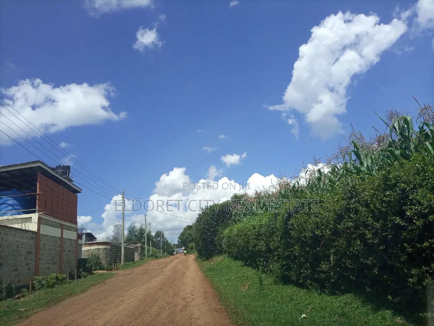 1/4 Plot Annex 150 Metres From Tarmac