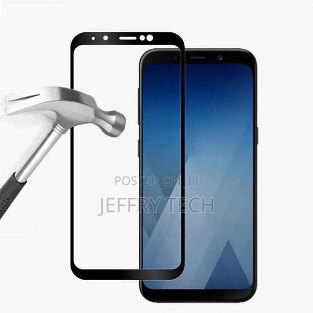 Full Cover Temperd Glass for Samsung Galaxy A9 2019 A8 A7 A6 - thumbnail 2