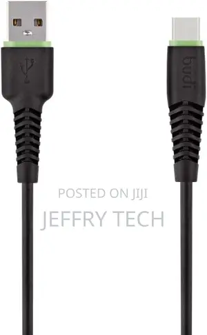 Budi Data Cable Type-C // 3-Meters , BLACK