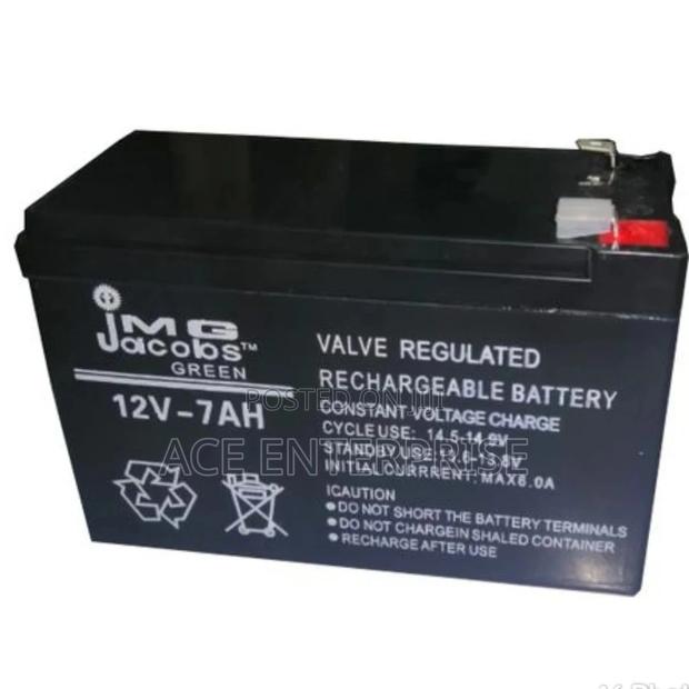 12v- 7AH Jacob Rechargeable Ups Battery - main view
