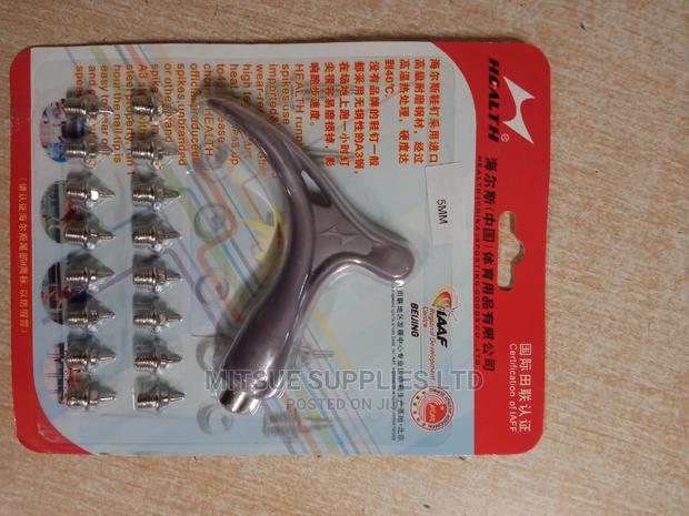 Health Athletic Spike Nails 5mm With Key ( a Set of 16)