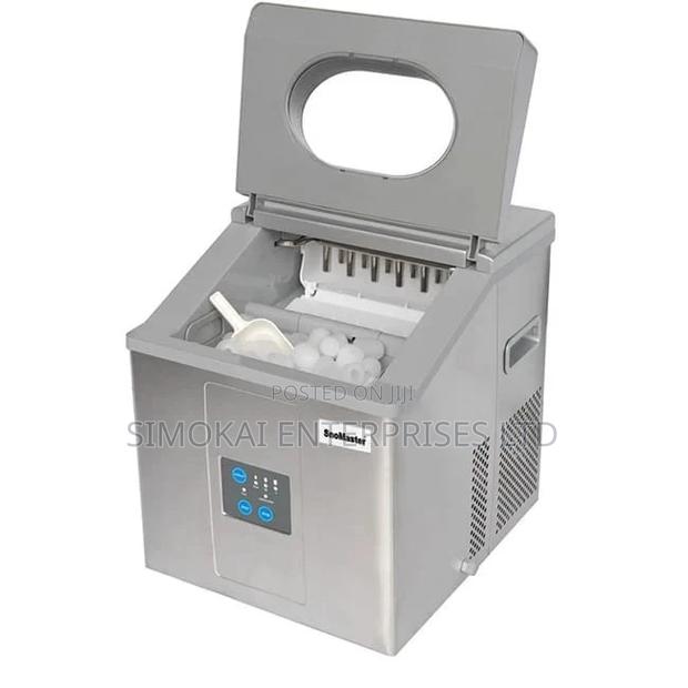 AC DC Snomaster 15kg Ice Maker Stainless Steel