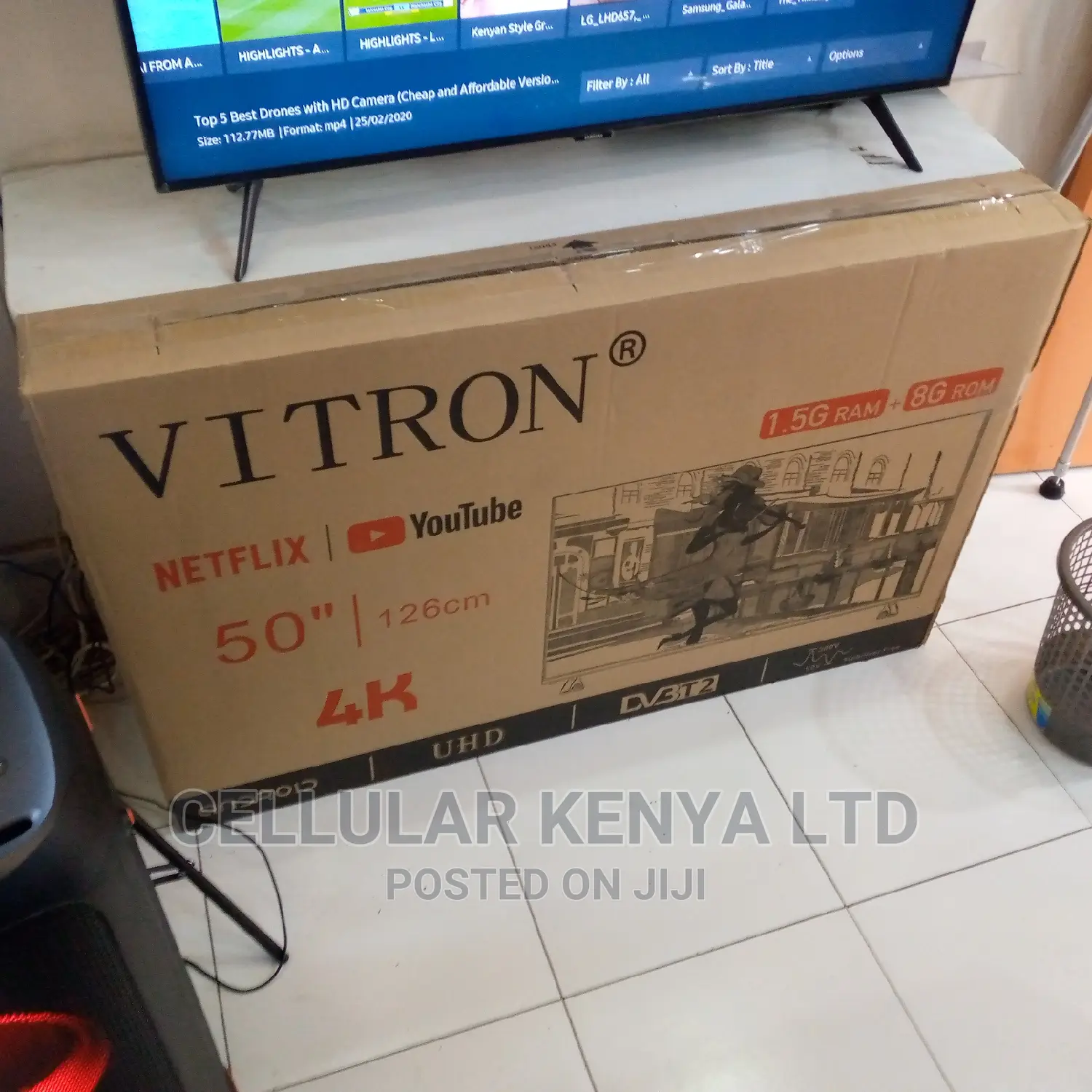 Vitron 50′′ Inch FRAMELESS 4K UHD Android TV