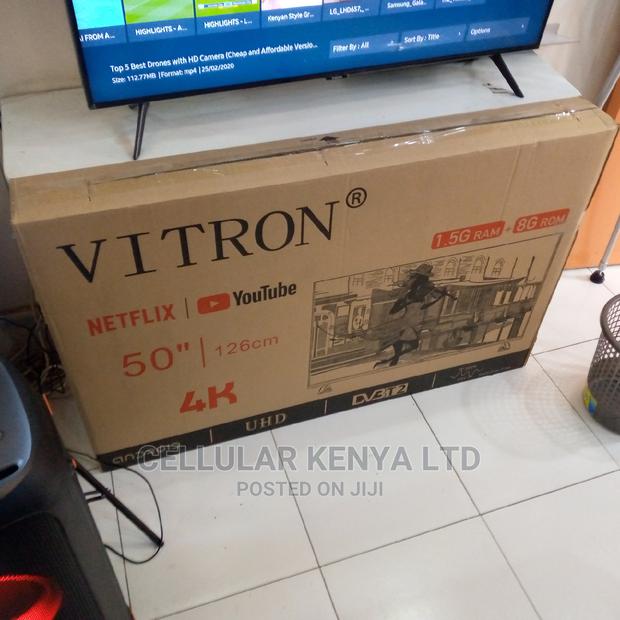 Vitron 50′′ Inch FRAMELESS 4K UHD Android TV