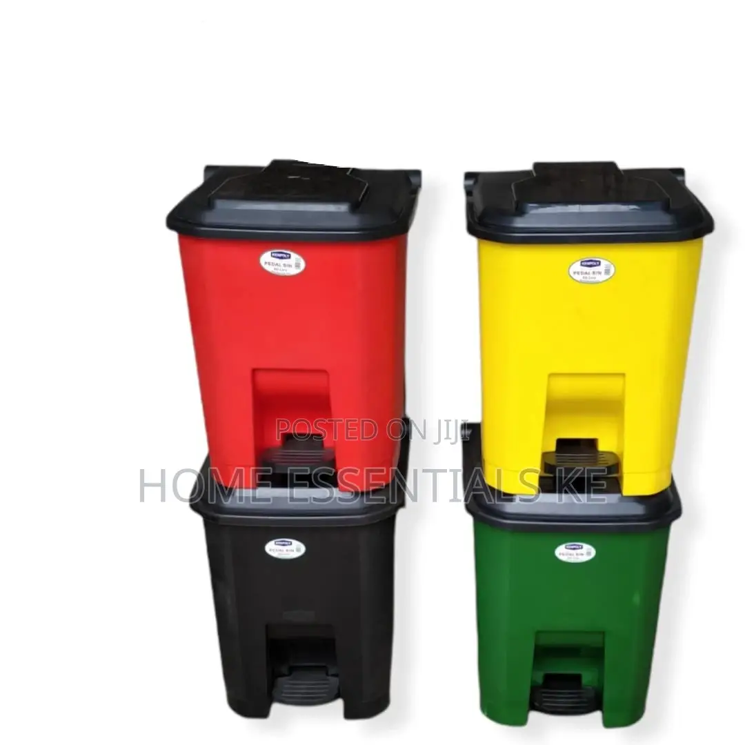 30L Plastic Pedal Bin (H-50cm D-4cm) Per Pc