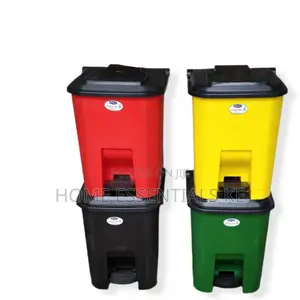 30L Plastic Pedal Bin (H-50cm D-4cm) Per Pc