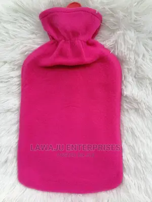 Hot Water Bottle With Fleece Cover