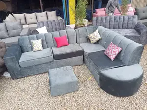 L Seat Sofa With Footrest